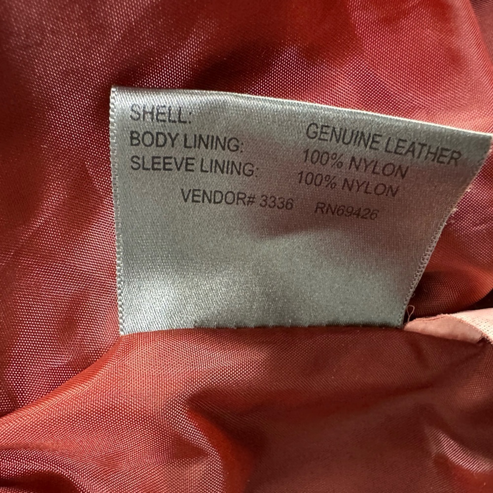 Wilsons Suede Leather Burnt Orange Vintage Jacket Size Medium - Picture 9 of 10